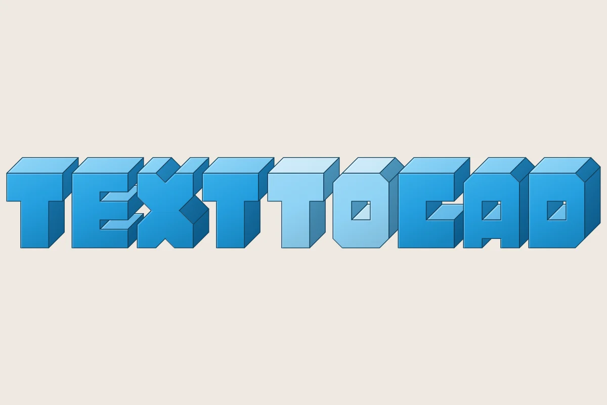 text-to-cad 공식 공개 화면